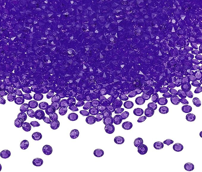 PATIKIL 10000 Pcs Wedding Table Scatter Confetti Crystals 4.5mm Acrylic by PATIKIL