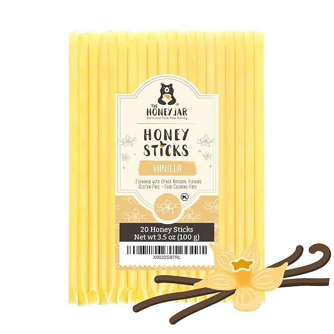 The Honey Jar Vanilla Flavored Honey Sticks by TheHoneyJar