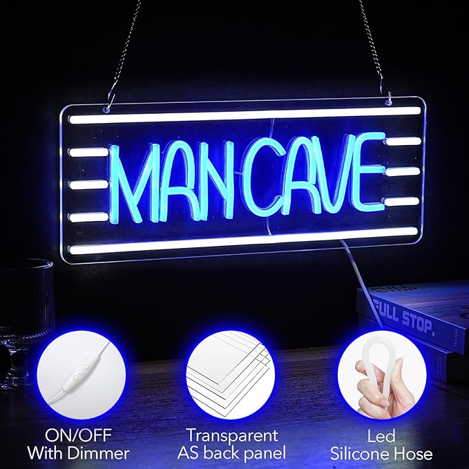 Man Cave Neon Sign, Neon Sign For Wall Decor, Art Led Light for Resturant - Image 6