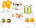 6 Pcs Buffet Risers, Dessert Stands, Acrylic Boxes by Unknown