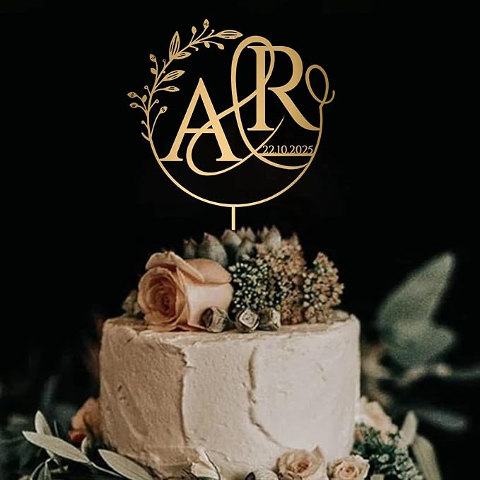 Personalized Wedding Cakes Topper, Anniversary Weddings Decorations, Custom - Image 2