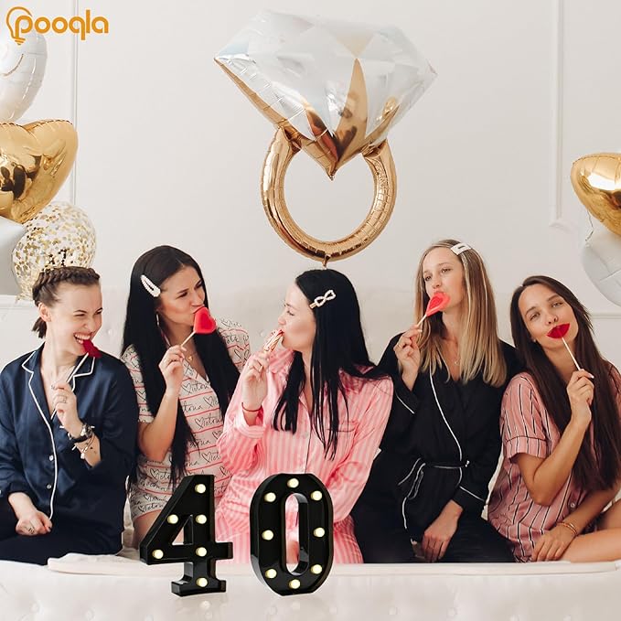 Pooqla Decorative Led Light Up Number Letters - Image 3
