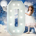 Marquee Numbers 4 Feet Tall Big Light Up Numbers 30th 40th 50th Birthday by Letsmakeitimpressive