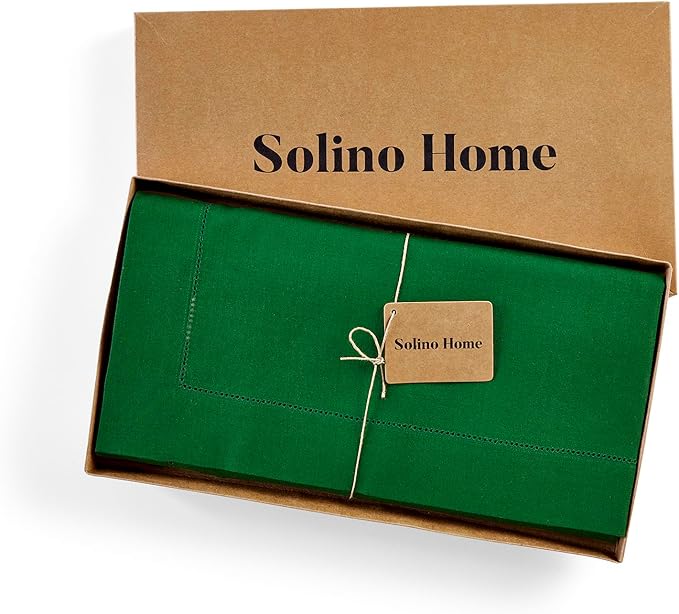 Solino Home Linen Tablecloth 52 x 52 Inch - Image 6