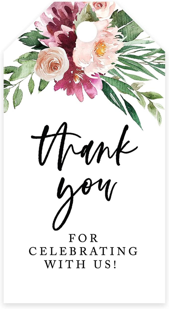 Andaz Press 100-Pack Thank You for Celebrating by AndazPress