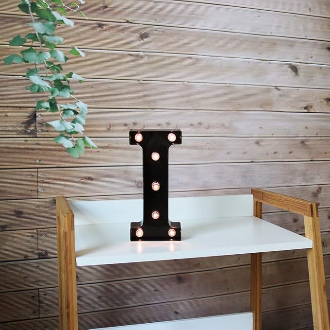 OYCBUZO Light Up Black Alphabet Marquee Letters Sign LED Marquee Number Lights - Image 3