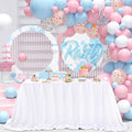 QueenDream White Tablecloth 60x102 Inch Rectangular Sequin Tablecloth by QueenDream