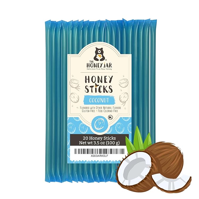 The Honey Jar Coconut Flavored Honey Sticks by TheHoneyJar