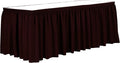 Ultimate Textile Pleat Polyester Fabric Table Skirt by UltimateTextile