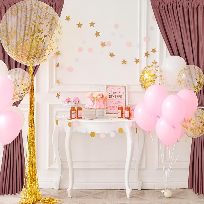 DWCN 10x7 FT Dusty Rose Backdrop Curtains - Image 6