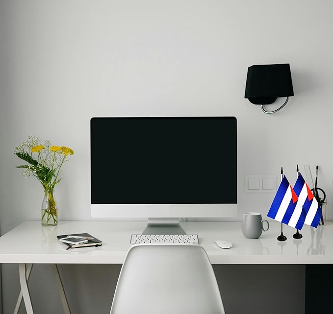 Cuba Desk Flag, 12 Pack Cuban Table Office Flag - Image 4