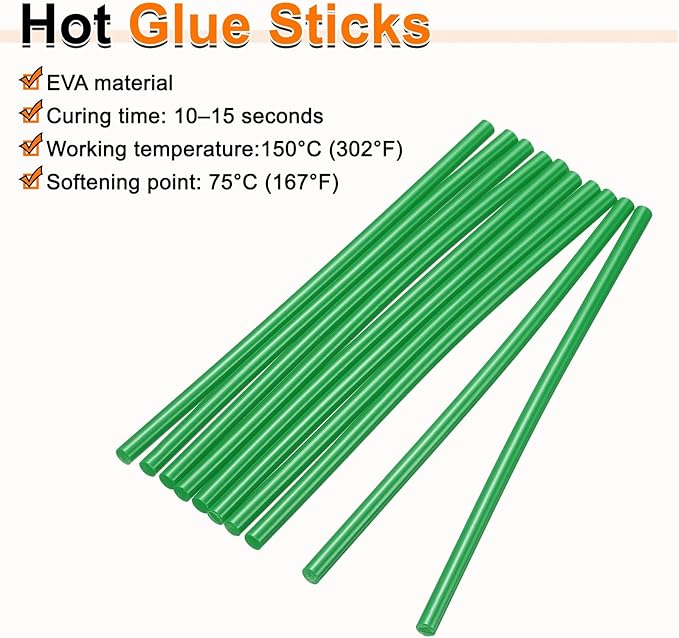 HARFINGTON 10pcs Hot Glue Sticks 0.28" Dia x 5.91" Long EVA Mini Hot Melt - Image 4