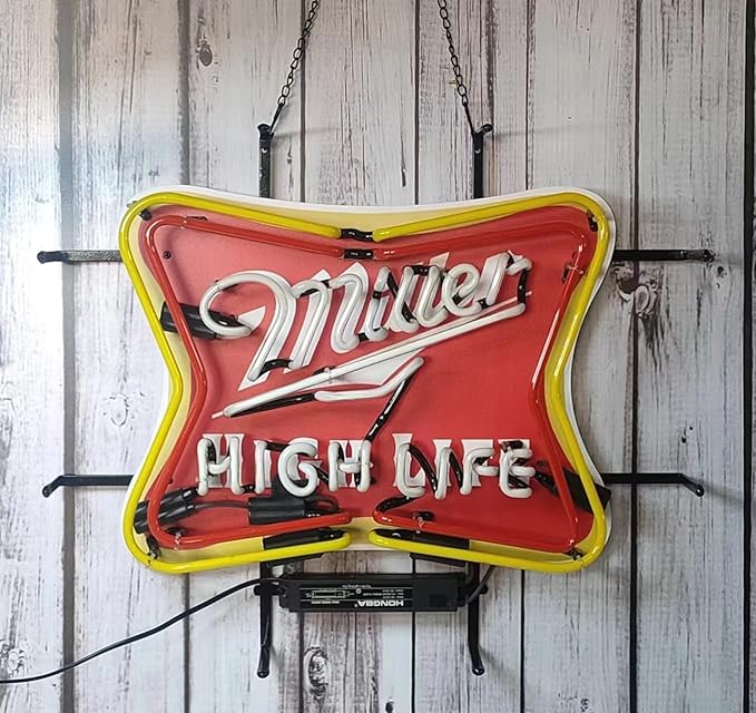Neon Signs Beer Bedroom Miller High Life Beer Glass Neon Signs - Image 4