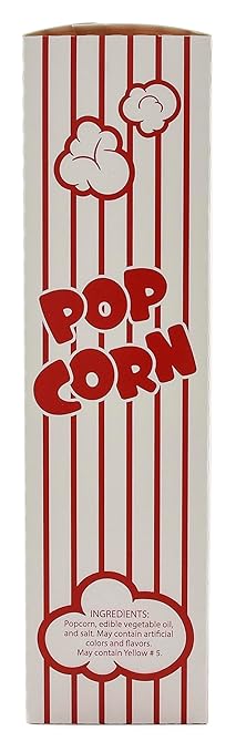 Snappy 3J Red & White Striped Close Top Popcorn Boxes - Image 4