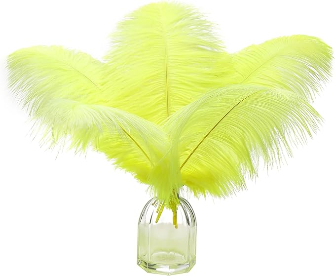 Ballinger Fluorescent Yellow Ostrich Feathers by Ballinger