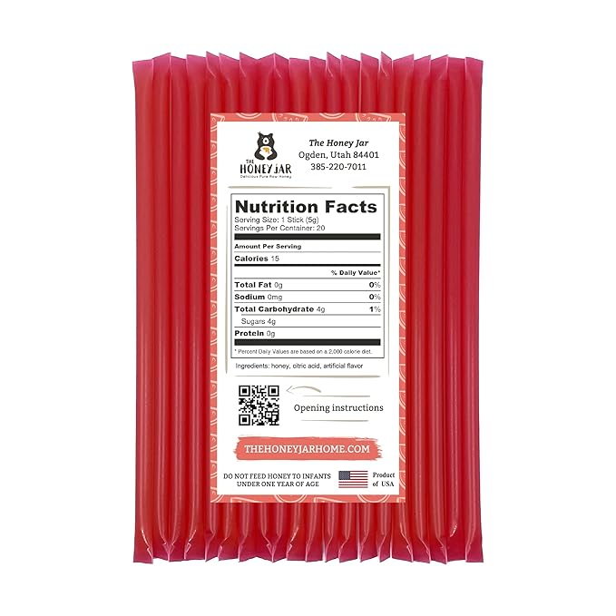 The Honey Jar Watermelon Flavored Honey Sticks - Image 2