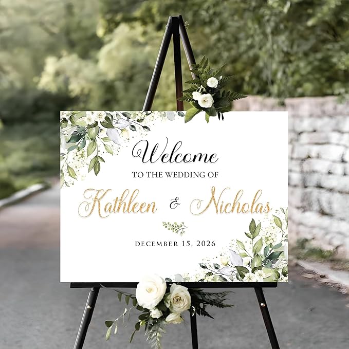 Wedding Signs For Ceremony And Reception, Wedding Welcome Sign, Wedding Welcome by Jewelry