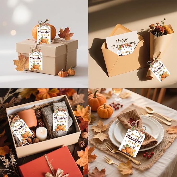 50Pcs Thanksgiving Gift Tags - Image 5