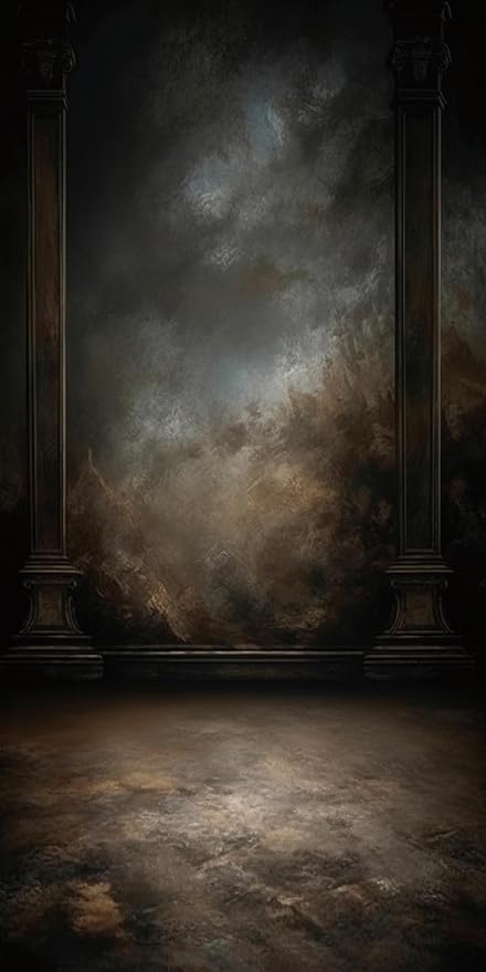 8x16ft Dark Vintage Photography Backdrops Portrait Photo Backdrop Wedding - Image 3