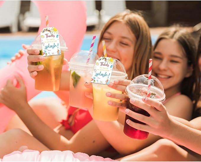 50pcs Summer Beach Thank You Tags - Image 6