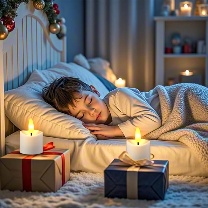 HL Rechargeable Waterproof Tea Lights, 100H+ Highly Bright Led Flameless Candles - Image 5