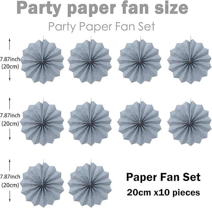 Gray Party Decorations, Wedding Decorations - Image 2