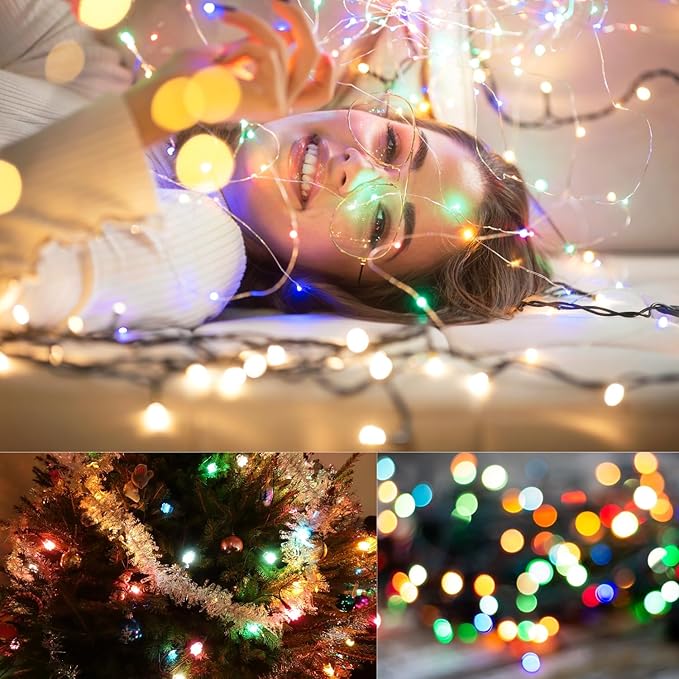 CYLAPEX 6 Pack Multicolor Fairy Lights String Battery Operated Fairy Lights - Image 5
