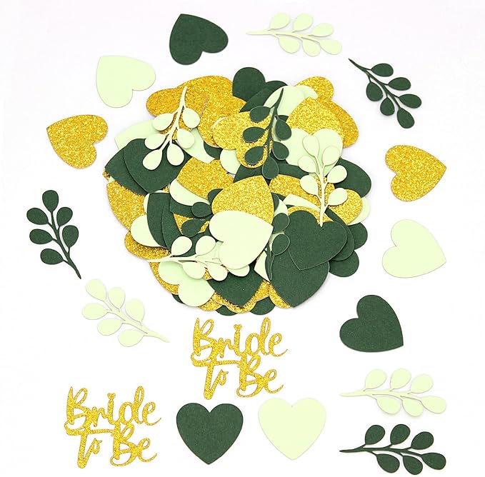 200PC Sage Green Bachelorette Party Decorations Bridal Shower Confetti - Image 6