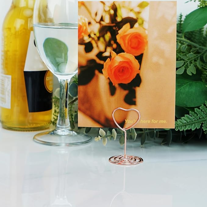 20pcs Mini Place Card Holders, Wire Table Picture Photo Holders - Image 3