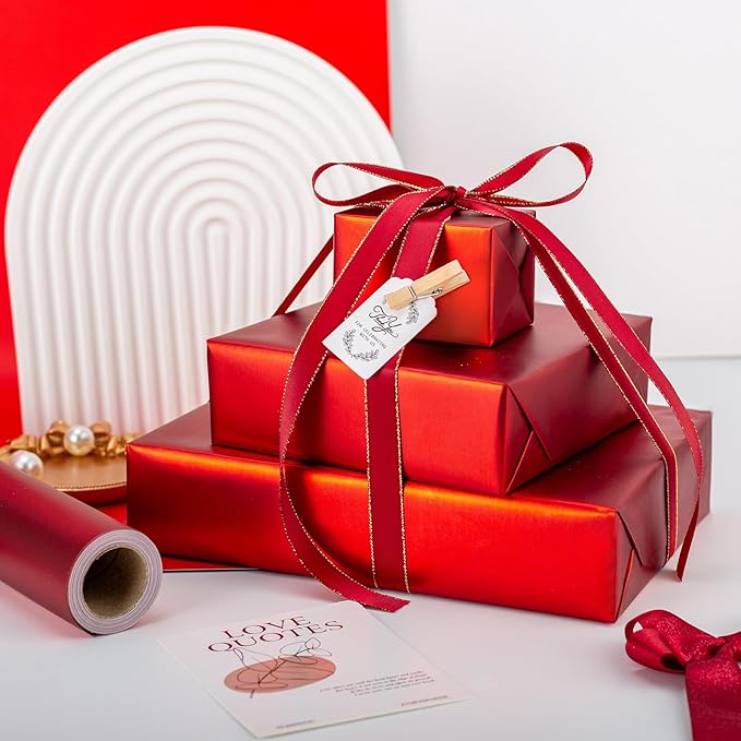 Garbendy Red Wrapping Paper - Image 4