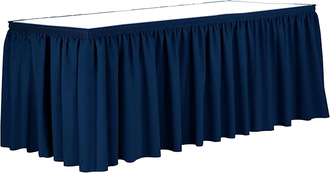 Ultimate Textile Pleat Polyester Fabric Table Skirt by UltimateTextile