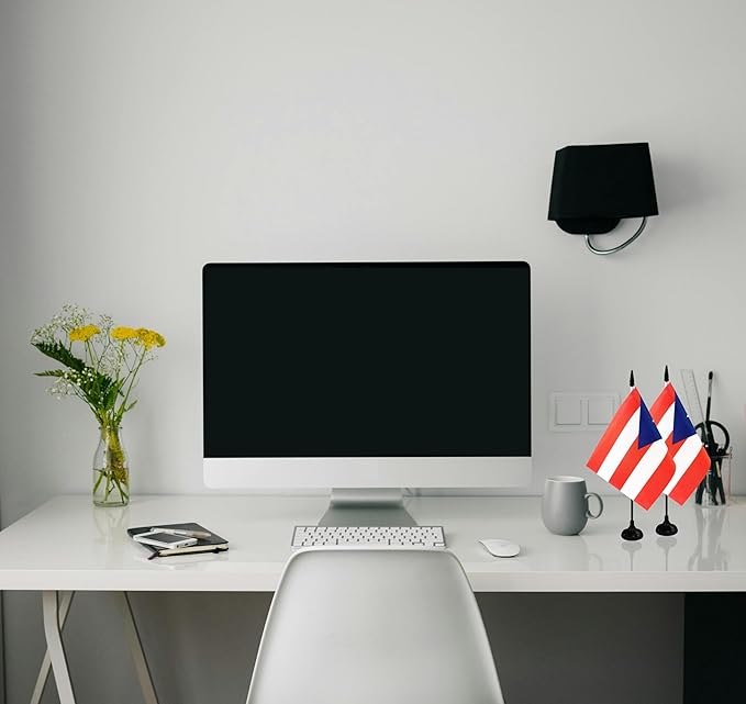 Puerto Rico Desk Flag, 12 Pack Puerto Rican Table Office Flag - Image 4