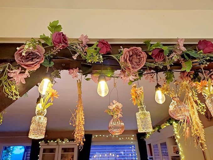Peony Flower Garland, Rose Flower Swag - Image 4