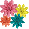 ADLKGG Hanging Colorful Paper Flower Fans Decorations, Flower Paper Fan Event by ADLKGG