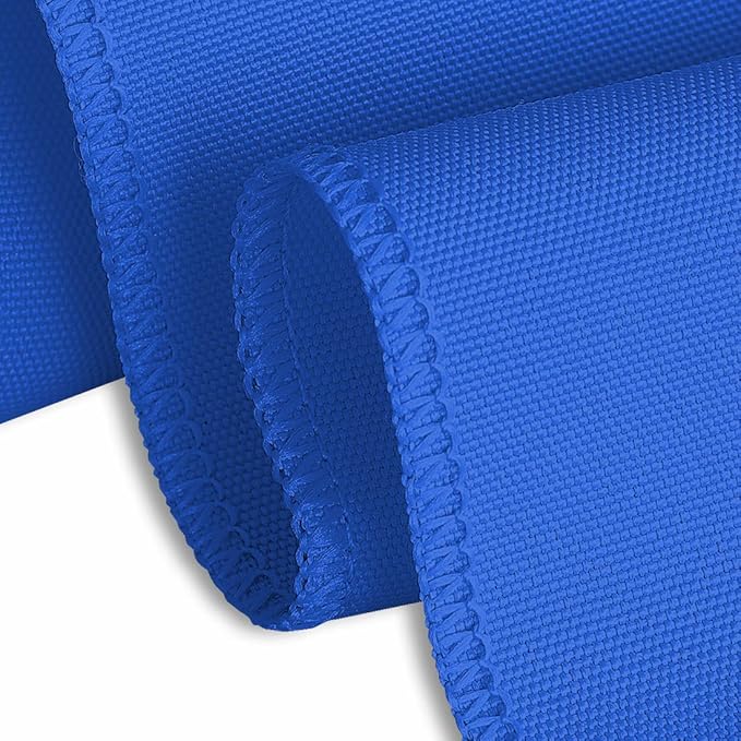 LTC LINENS 10 Pack 108 Inch Round Tablecloths Royal Blue - Image 4