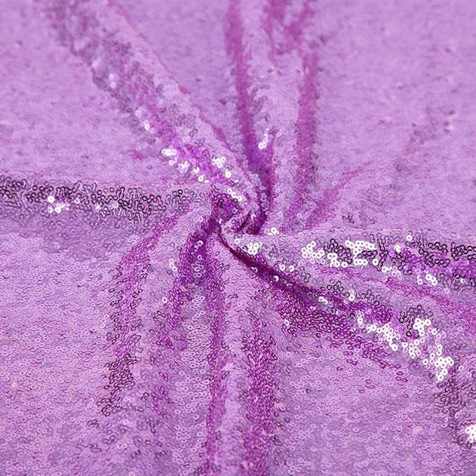 JYFLZQ Lavender Sequin Backdrop Curtains 2ft x 8ft 2 Panel Glitter Photo Booth - Image 4