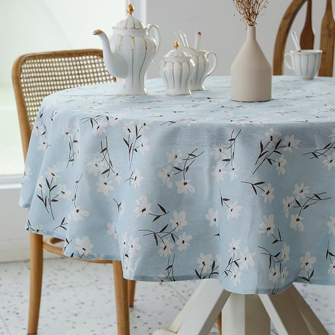 Pastoral Round Tablecloth by YiHomer