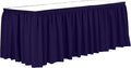 Ultimate Textile Pleat Polyester Fabric Table Skirt by UltimateTextile