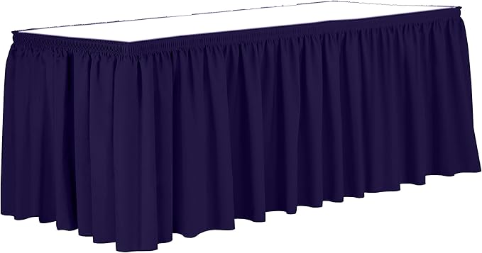 Ultimate Textile Pleat Polyester Fabric Table Skirt by UltimateTextile