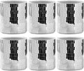 WDHODEC 6 Pcs Disco Vases Bulk Silver Mirror Disco Ball Flower Vase Glass by WDHODEC