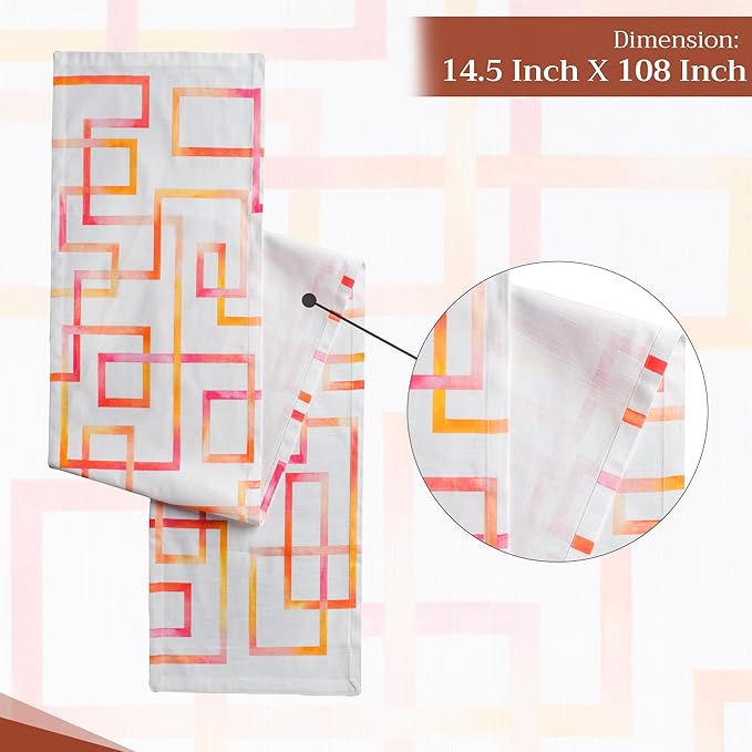 Maison d' Hermine Table Runner 100% Cotton Single Layer Table Runners 108 - Image 4