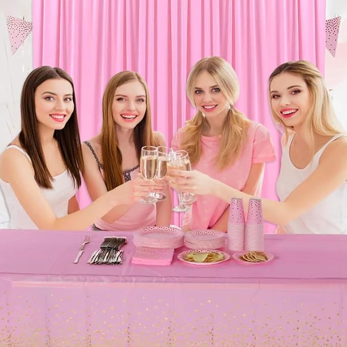 2 Panels Pink Backdrop Curtain, 10 x 7 Feet Background Curtains - Image 6