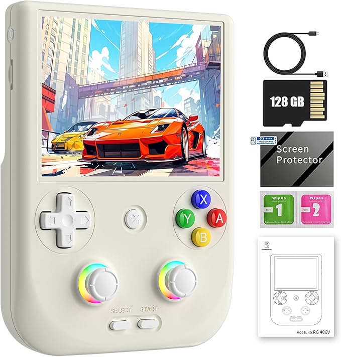 RG406V Handheld Game Console Preloaded Games RG 406V 4-inch IPS Multi-touch by ANBERNICRetroGameConsole