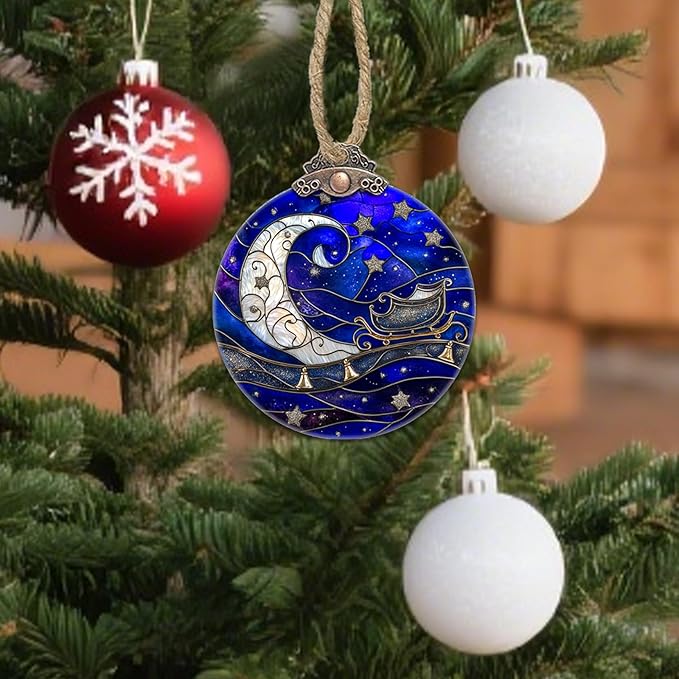 Stained Glass Christmas Decorations - Image 4