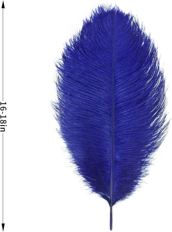 Larryhot Royal Blue Big Feathers - Image 4