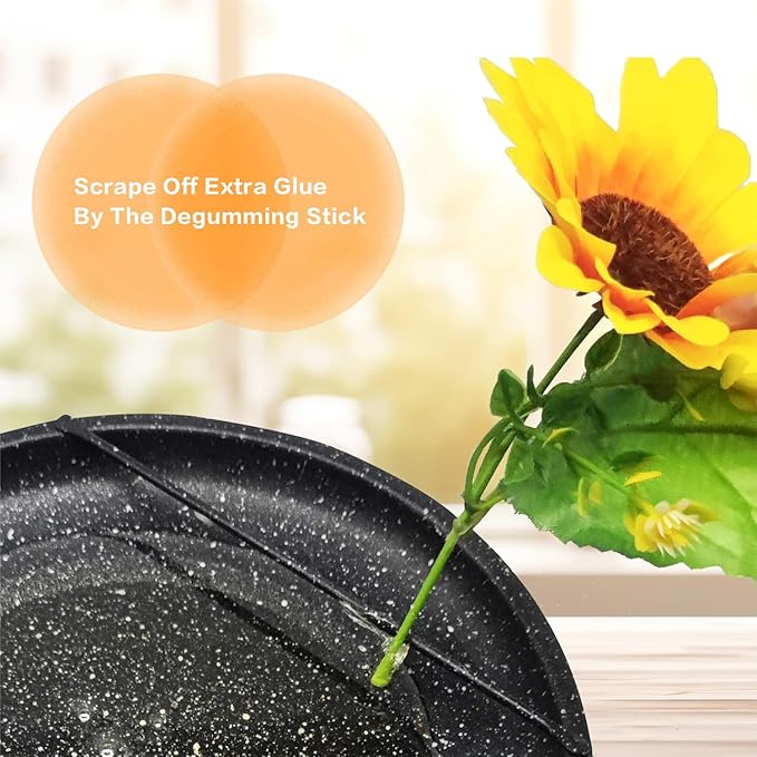 Hot Glue Melting Pot, Electric Floral Dipping Skillet Kit - Image 5