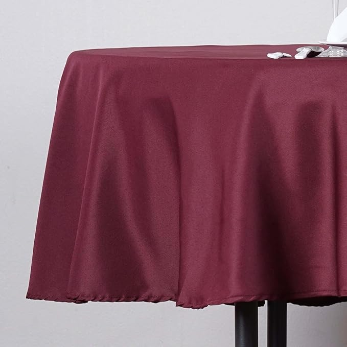 Efavormart Round Tablecloth, 70 Inch Stain & Wrinkle Resistant Washable Table - Image 7