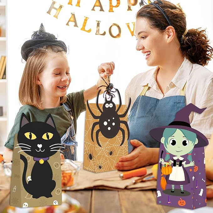Tikitup Halloween Treat Bags-24pcs Trick or Treat Goody Bags - Image 5