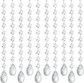 10 PCS Crystal Garland Strands, 33ft Hanging Crystal Strings by Tisspoms