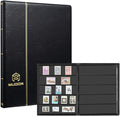 MUDOR Stamp Collecting Album for Collectors, 5 Rows Pockets, 10 Sheets Stamp by MUDOR